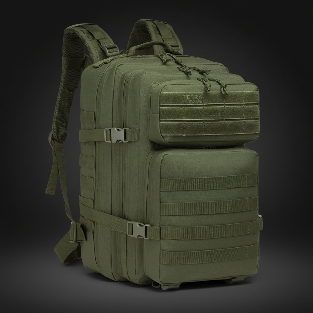 Mochila Táctica 45L Verde Oliva GENGAUCHO